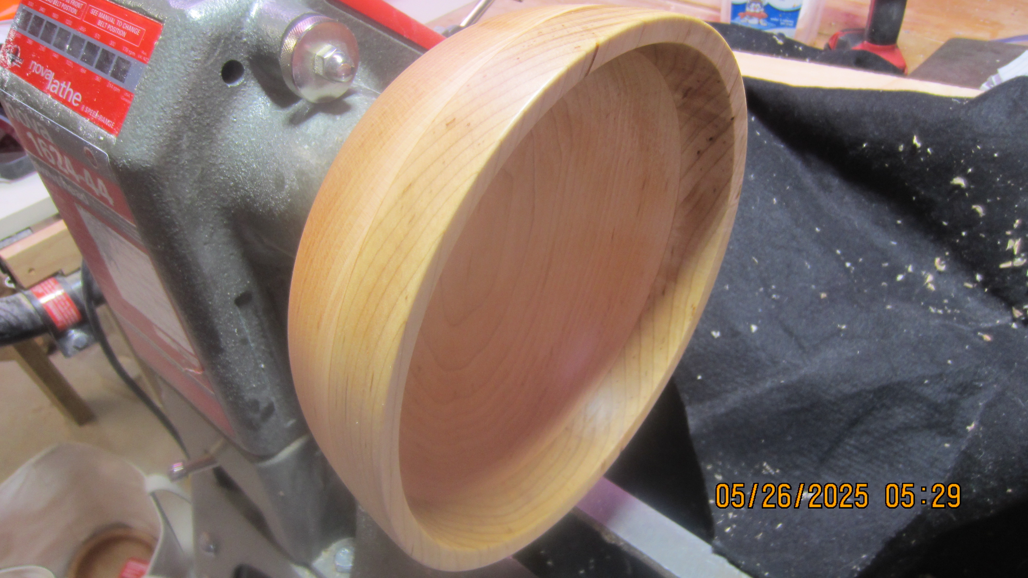 Hand-carved wooden bowl 1