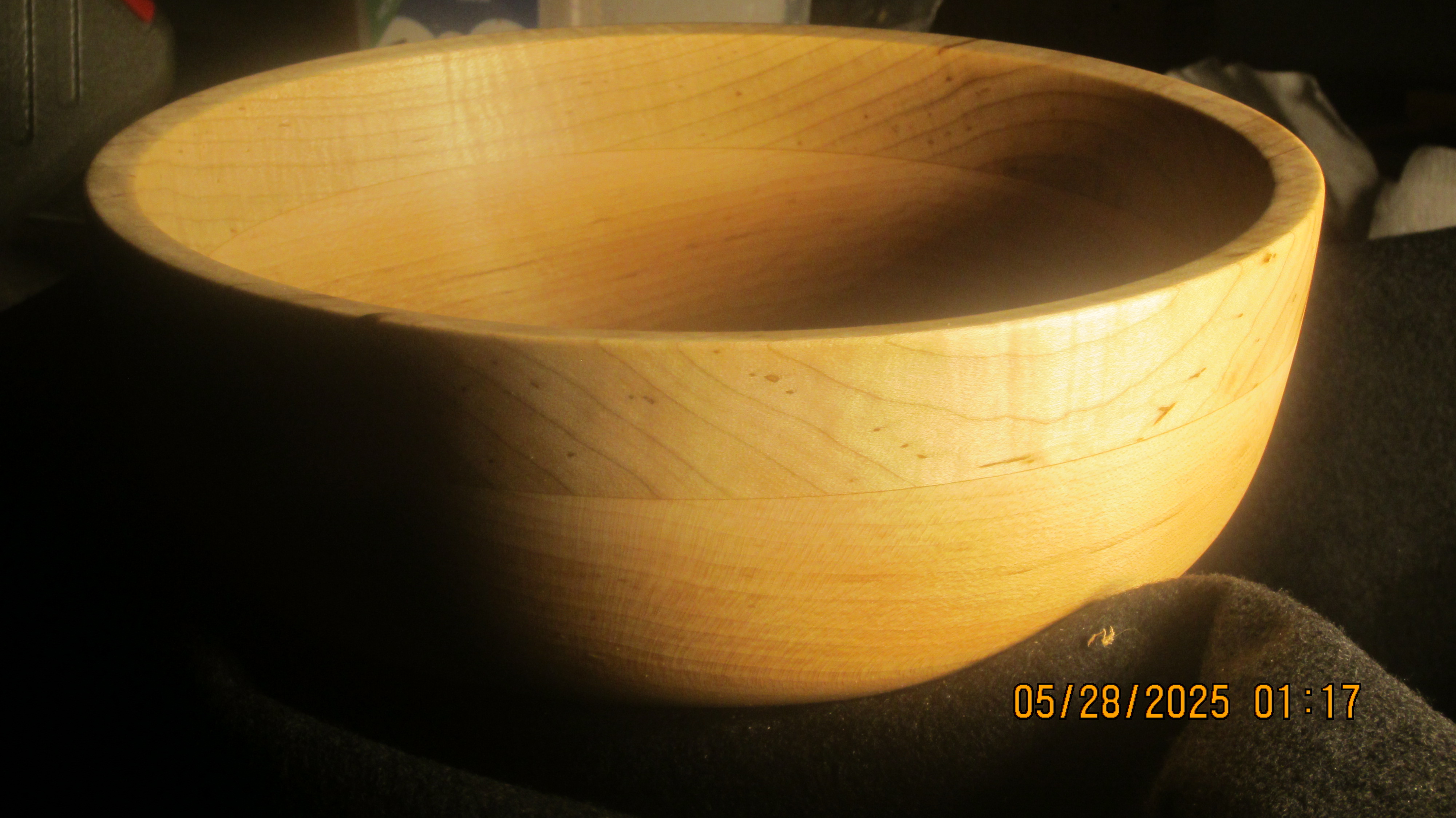 Hand-carved wooden bowl 2